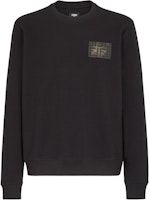 FENDI FW23 Black Logo Crewneck Pullover Sweatshirt Long Sleeve. FY0178AQJ9F0QA1 FENDI FW23 Black Logo Crewneck Pullover Sweatshirt Long Sleeve. FY0178AQJ9F0QA1