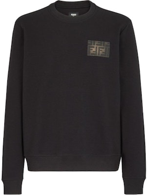 フェンディ FW23 ブラック ロゴ クルーネック スウェットシャツ 長袖. FY0178AQJ9F0QA1 Buy フェンディ FW23 ブラック ロゴ クルーネック スウェットシャツ 長袖. FY0178AQJ9F0QA1