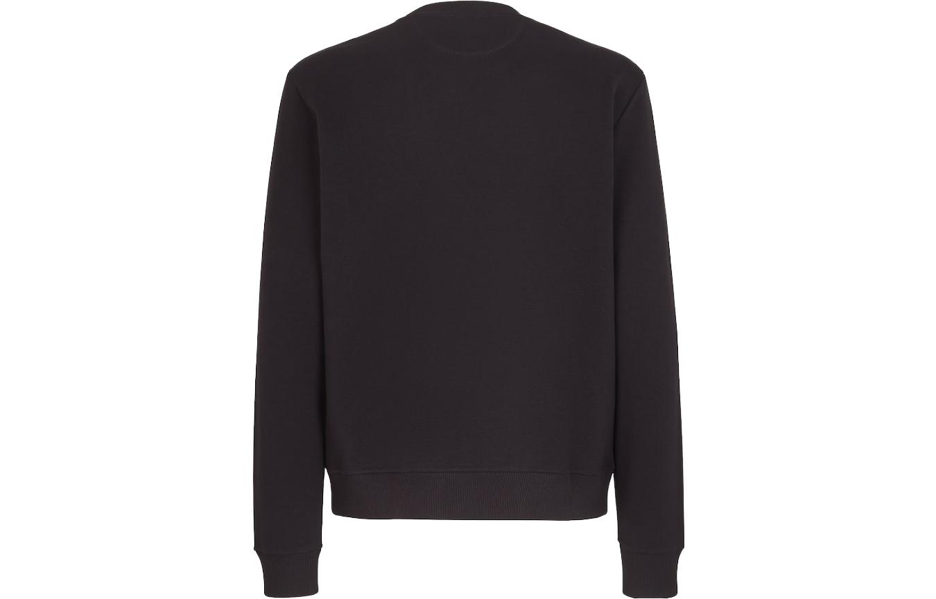 Lookbook フェンディ FW23 ブラック ロゴ クルーネック スウェットシャツ 長袖. FY0178AQJ9F0QA1