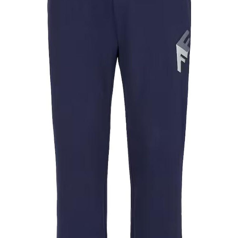 Sizing 芬迪FW23蓝色印花中腰宽松裤限量版。 FB0942APN1F1AJR