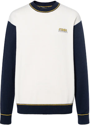 フェンディ FW23 ホワイト ルーズフィット クルーネック ロゴ プルオーバーセーター. FAE544APX7F1II8 Buy フェンディ FW23 ホワイト ルーズフィット クルーネック ロゴ プルオーバーセーター. FAE544APX7F1II8