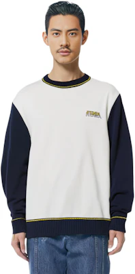 フェンディ FW23 ホワイト ルーズフィット クルーネック ロゴ プルオーバーセーター. FAE544APX7F1II8 Purchase フェンディ FW23 ホワイト ルーズフィット クルーネック ロゴ プルオーバーセーター. FAE544APX7F1II8