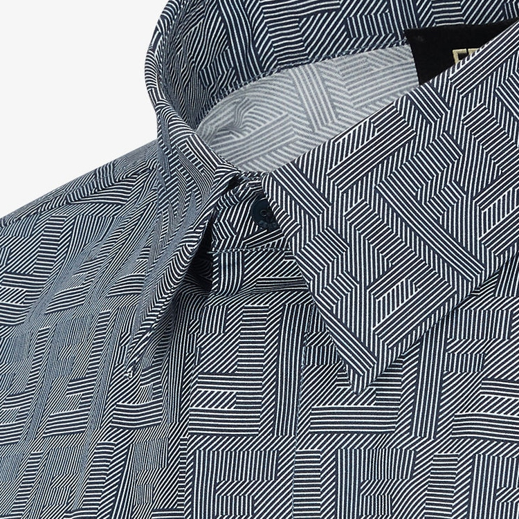 FENDI FW23 All-over Button Straight Cut Short Sleeve Shirt Men Light Blue FS0795APQHF0QB0 圖 6