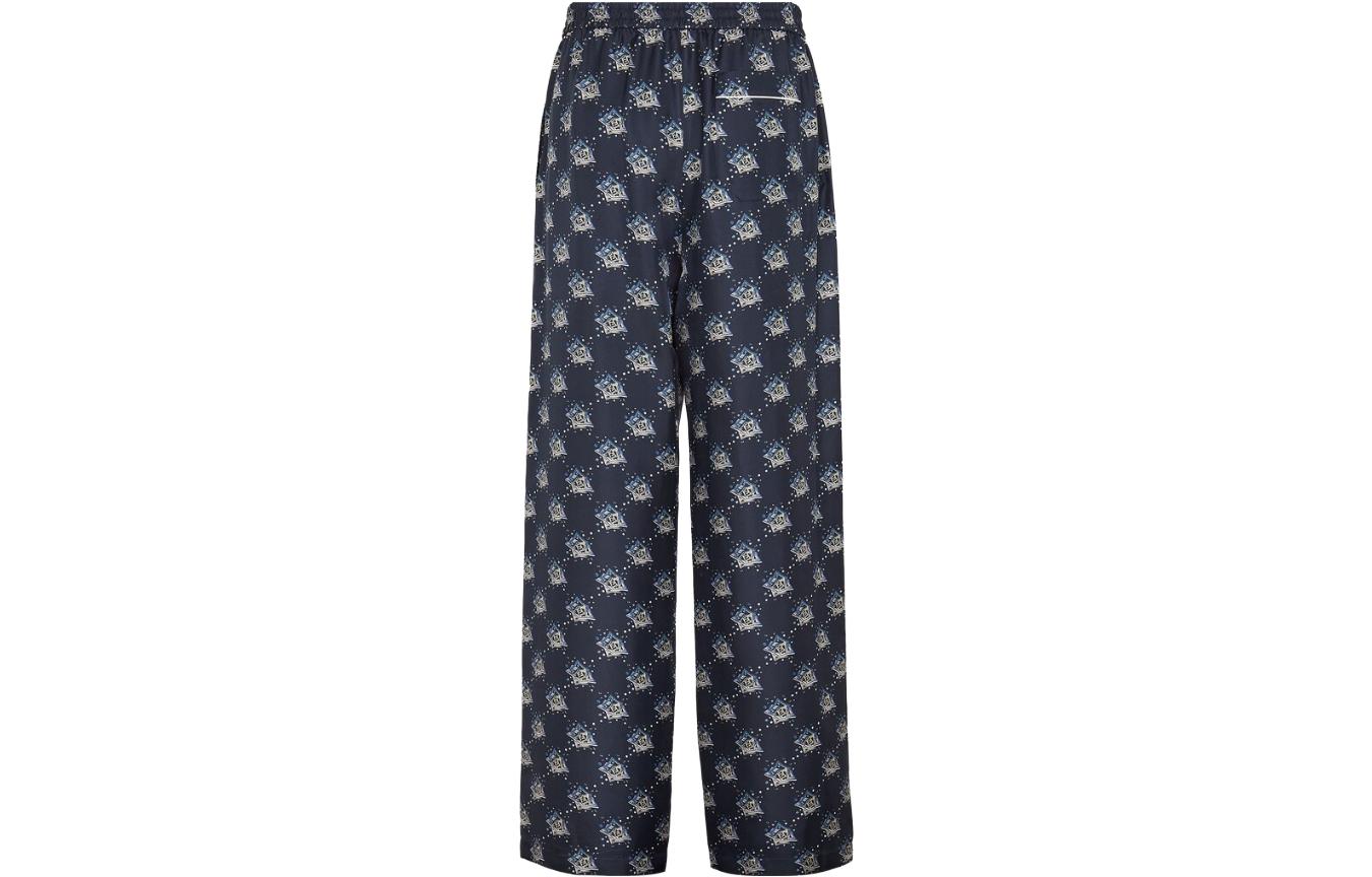 Lookbook FENDI FW23 Seluar Kasual Lelaki Biru Cetakan Penuh Potongan Lurus. FB0748AQIGF1AJR