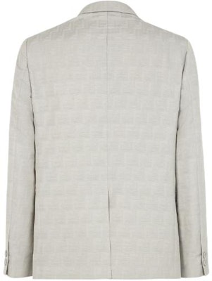 FENDI FW23 Monogram Print Single-Breasted Blazer Beige Jacket FJ0768APOKF0QB9 Lookbook FENDI FW23 Monogram Print Single-Breasted Blazer Beige Jacket FJ0768APOKF0QB9