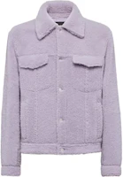 Fendi FW23 Pastel Purple Single-Breasted Belted Jacket FM0234ANE3F1BKJ Fendi FW23 Pastel Purple Single-Breasted Belted Jacket FM0234ANE3F1BKJ