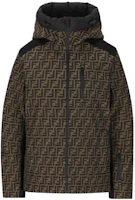Fendi FW23 Patterned Hooded Casual Jacket Brown - Outerwear FAN151AWYCF118W Fendi FW23 Patterned Hooded Casual Jacket Brown - Outerwear FAN151AWYCF118W