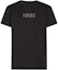 Order FENDI FW24 Black Crewneck T-Shirt with Embroidered Letter Pattern. FY1319ASE7F0QA1