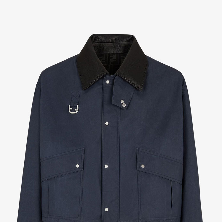 Purchase フェンディ FW24 ソリッドカラー 長袖 カジュアルジャケット - ブルー. FW1330ASC2F0H5A