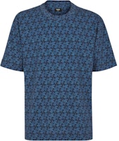 FENDI FW24 Pattern Print Loose Fit Crewneck T-Shirt Men’s Blue FY0936ASDRF0H5A FENDI FW24 Pattern Print Loose Fit Crewneck T-Shirt Men’s Blue FY0936ASDRF0H5A