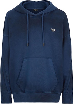 FENDI Gradient Logo Long Sleeve Sweatshirt Blue for Men. FY1253APM7F0QC7 Order FENDI Gradient Logo Long Sleeve Sweatshirt Blue for Men. FY1253APM7F0QC7