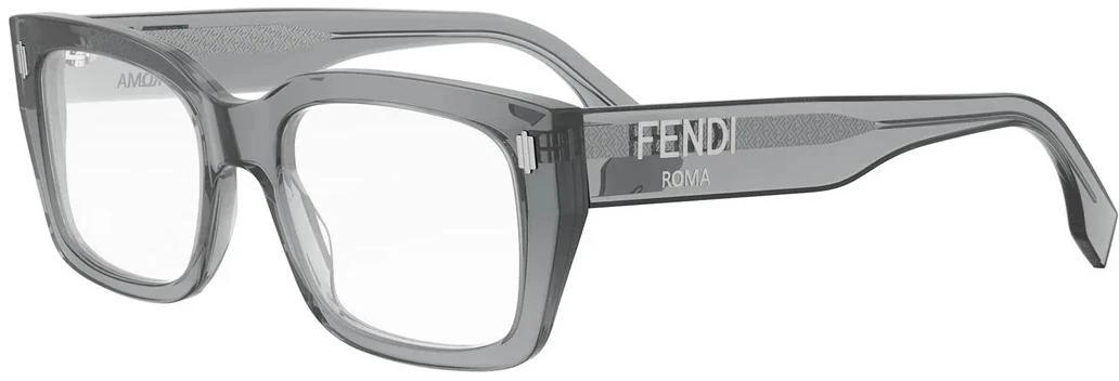 fendi-gray-irregular-logo-print-optical-glasses-unisex-couple-style-fe-50094-i020