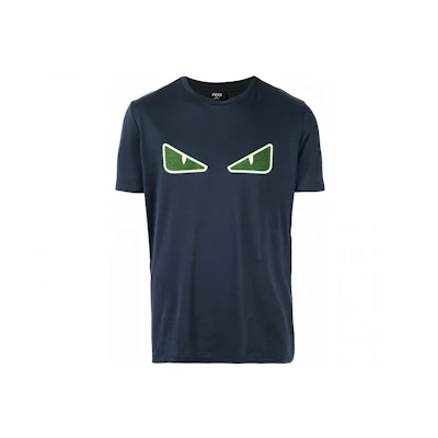 FENDI Green Monster Eyes T-Shirt FAF532A8JRF17W3
