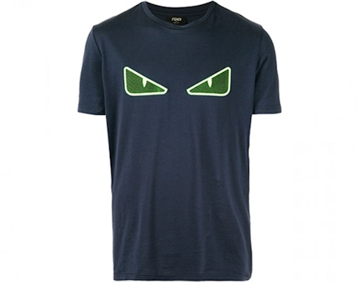 FENDI Green Monster Eyes T-Shirt FAF532A8JRF17W3 Order FENDI Green Monster Eyes T-Shirt FAF532A8JRF17W3