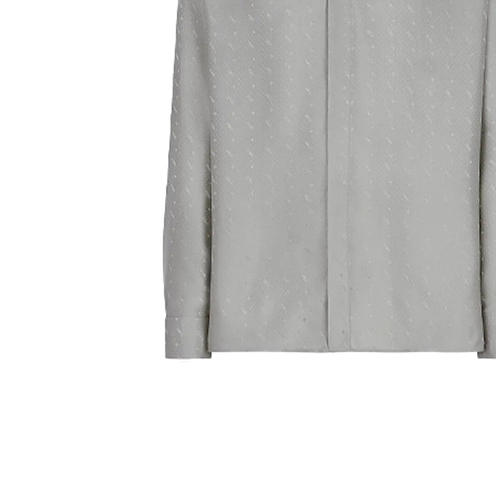 Details for 芬迪灰色长袖印花标志单排扣衬衫。 FS0808AH20F0HH3