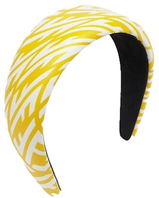Fendi Headband FF Motif Yellow Buy Fendi Headband FF Motif Yellow