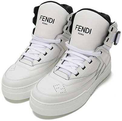 펜디 화이트 가죽 하이탑 스니커즈
(Fendi White Leather High-top Sneakers) 7E1397SNYF14GC Lookbook 펜디 화이트 가죽 하이탑 스니커즈
(Fendi White Leather High-top Sneakers) 7E1397SNYF14GC