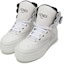 Lookbook Fendi High-Top Kasut Fesyen Ikat Tali 'Kulit Putih' 7E1397SNYF14GC