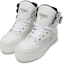 Lookbook Fendi High-Top Kasut Fesyen Ikat Tali 'Kulit Putih' 7E1397SNYF14GC