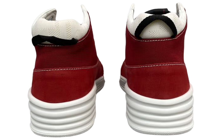 Fendi High-Top Sneaker 'Dark Red' 圖 3