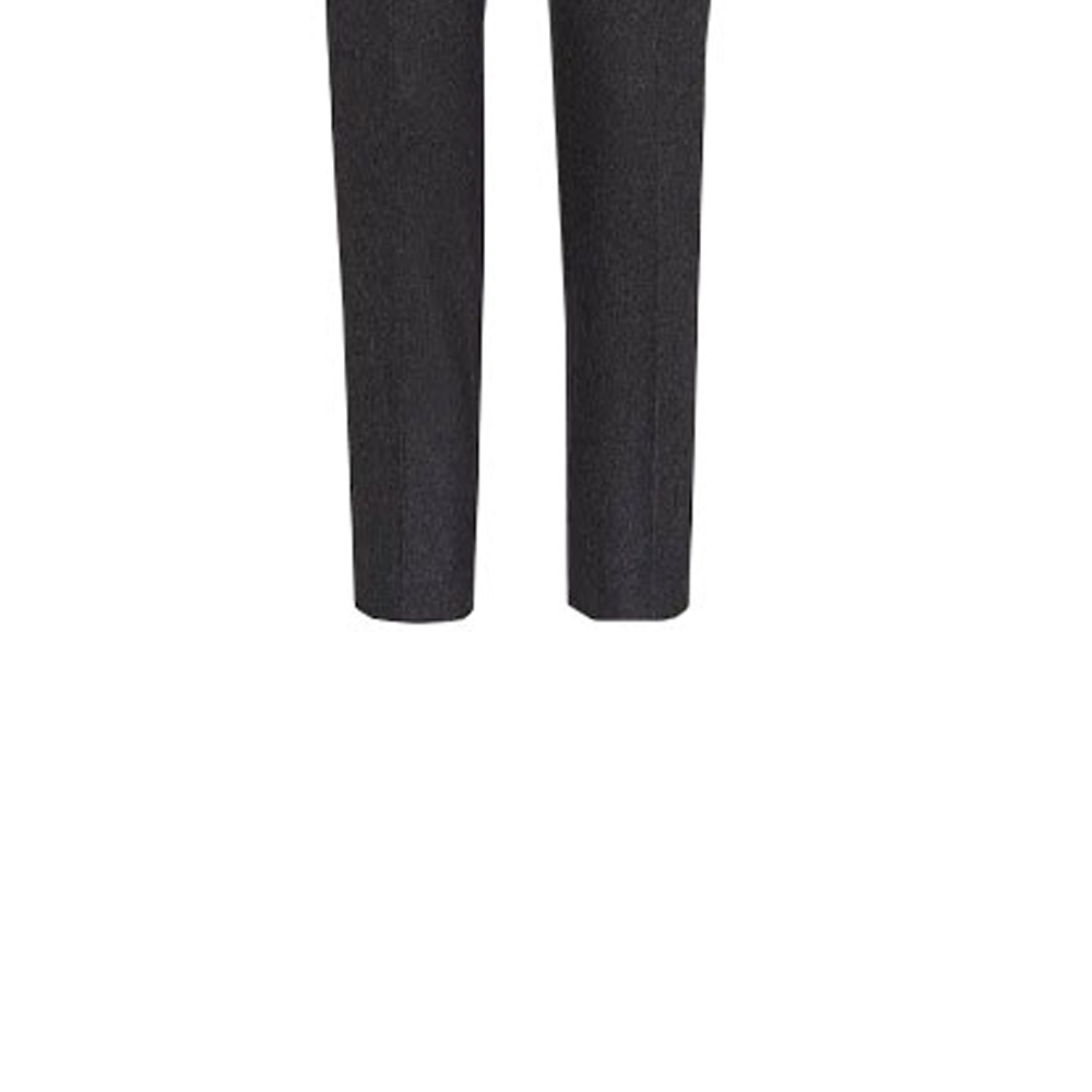 Sizing FENDI 高腰直筒裤配金属标志 - 黑色 FB0720AGYDF0UU0