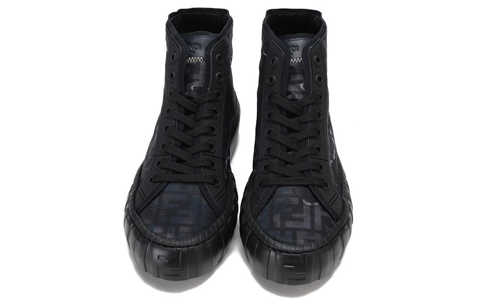 Fendi High-Top Lace-Up 'FF Jacquard' 圖 4