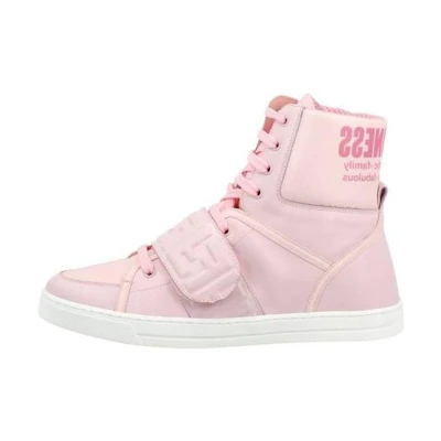 Fendi High-Top Lace-Up Sneaker 'Pink'