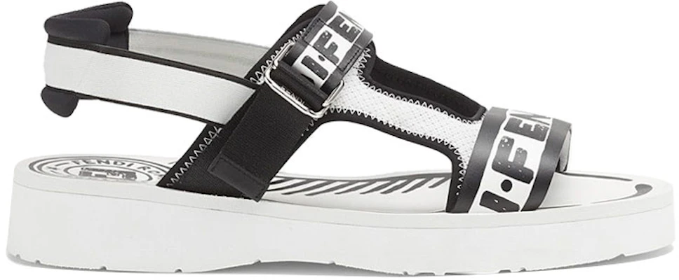 Fendi Joshua Vides x Roma Ledersandale ''Schwarz Weiß'' 7X1371ABOJF1BOD Order Fendi Joshua Vides x Roma Ledersandale ''Schwarz Weiß'' 7X1371ABOJF1BOD