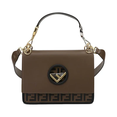 Fendi Kan I F Shoulder Bag Brown