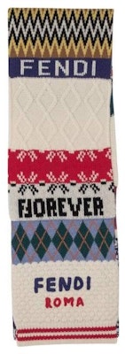 FENDI 童裝多彩鉤針刺繡毛線圍巾拼布設計 JUQ018AKVVF0WB1 Buy FENDI 童裝多彩鉤針刺繡毛線圍巾拼布設計 JUQ018AKVVF0WB1