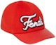 Buy FENDI 紅色羊毛羊皮絲質Logo設計童帽. JMP065AKQCF0QC9