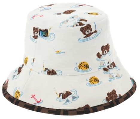 FENDI Kids Reversible Bucket Hat White Polyamide Polyester Material. BUP061AMRMF0ZA0 Shop FENDI Kids Reversible Bucket Hat White Polyamide Polyester Material. BUP061AMRMF0ZA0