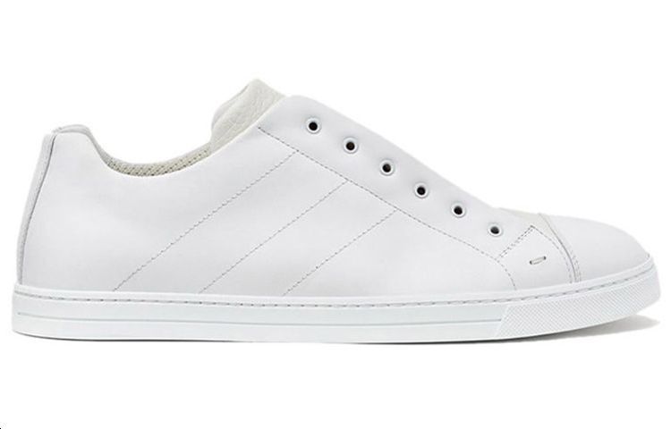 Fendi Lace-Up Fashion Sneaker 'White' 圖 2