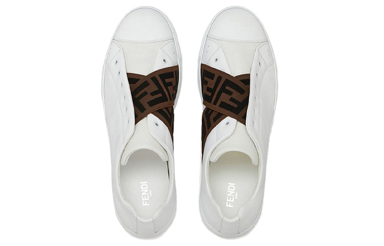 Fendi Lace-Up Fashion Sneaker 'White' 圖 4