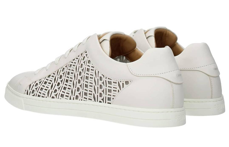 Lookbook Fendi Kulit 'Laser Cut Logo - Putih' 7E1349-AAWV-F0TW2