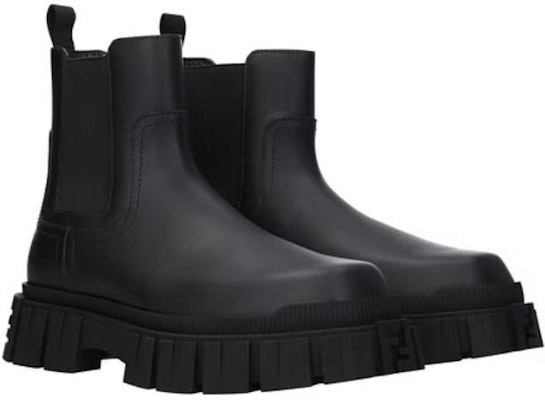 Boot Kulit Buku Lali Fendi 'Hitam' 7U1446-AD7Q-F0ABB Lookbook Boot Kulit Buku Lali Fendi 'Hitam' 7U1446-AD7Q-F0ABB