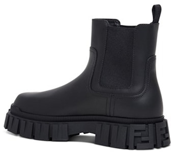 フェンディ ブラックレザーアンクルブーツ 7U1446-AD7Q-F0ABB Shop フェンディ ブラックレザーアンクルブーツ 7U1446-AD7Q-F0ABB