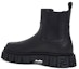 Shop Boot Kulit Buku Lali Fendi 'Hitam' 7U1446-AD7Q-F0ABB