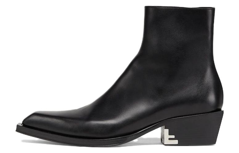 Fendi Leather Ankle Boot 'Black' 7U1615NA7F0QA1