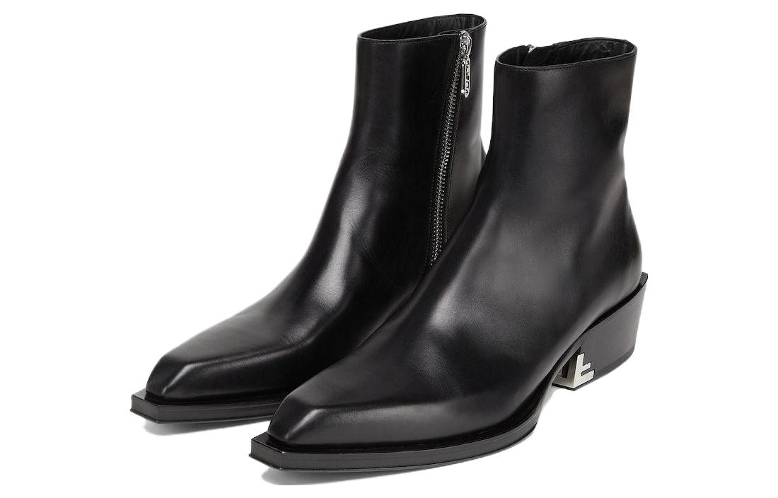 Lookbook Fendi But Kulit Berzip Hujung Bulat Buku Lali 'Hitam' 7U1615NA7F0QA1