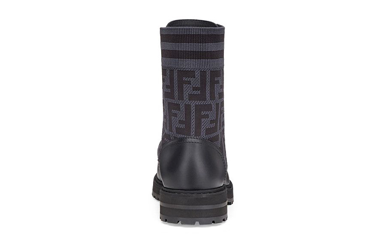 Fendi Leather High-Top 'Black Martin Boots' 圖 4