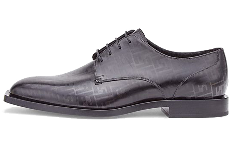 Fendi Leather Lace-Up Shoes 'Black' 7L1299A9SNF16OJ