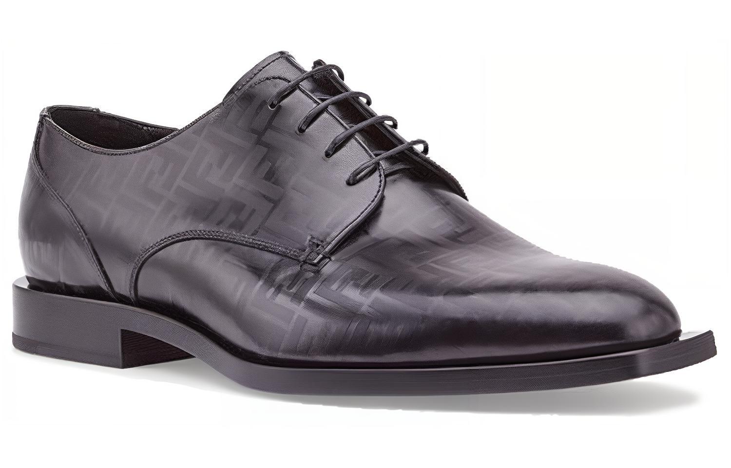 Lookbook Kasut Bertali Kulit Fendi 'Hitam' 7L1299A9SNF16OJ