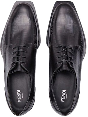 Zapatos de Cordones de Cuero Fendi 'Negro' 7L1299A9SNF16OJ Lookbook Zapatos de Cordones de Cuero Fendi 'Negro' 7L1299A9SNF16OJ