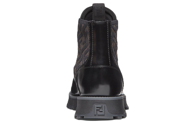 Purchase Fendi Leder-Schnürstiefel Kurz ''Schwarz Mode'' 7U1574ALIQF0HEB