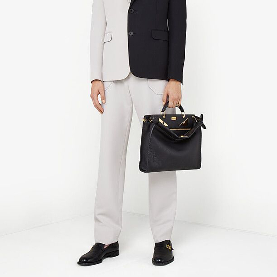 Fendi Leather Loafer 'Black' 圖 5