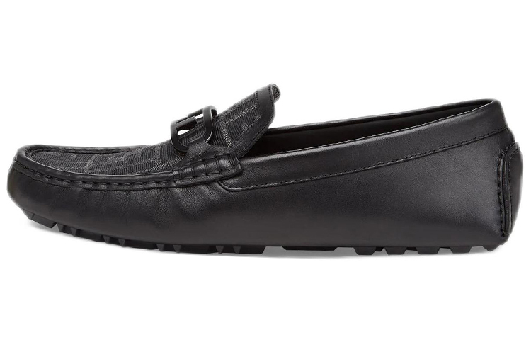 Fendi Leather Loafer 'Simple Black' 7D1561AJZFF0TUY