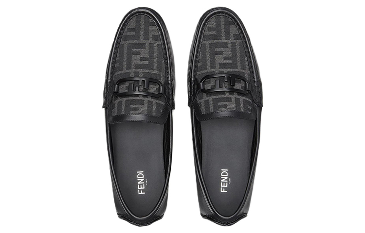 Fendi Leather Loafer 'Simple Black' 圖 4