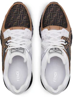 Shop Fendi 皮革低筒運動鞋 'Multi' 7E1217-A63W-F15V9