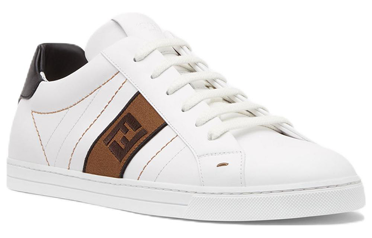 Lookbook Fendi Kulit Rendah 'Putih Hitam' 7E1166-A3XL-F13TH